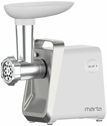 Мясорубка MARTA MT-MG2028A белый/хром