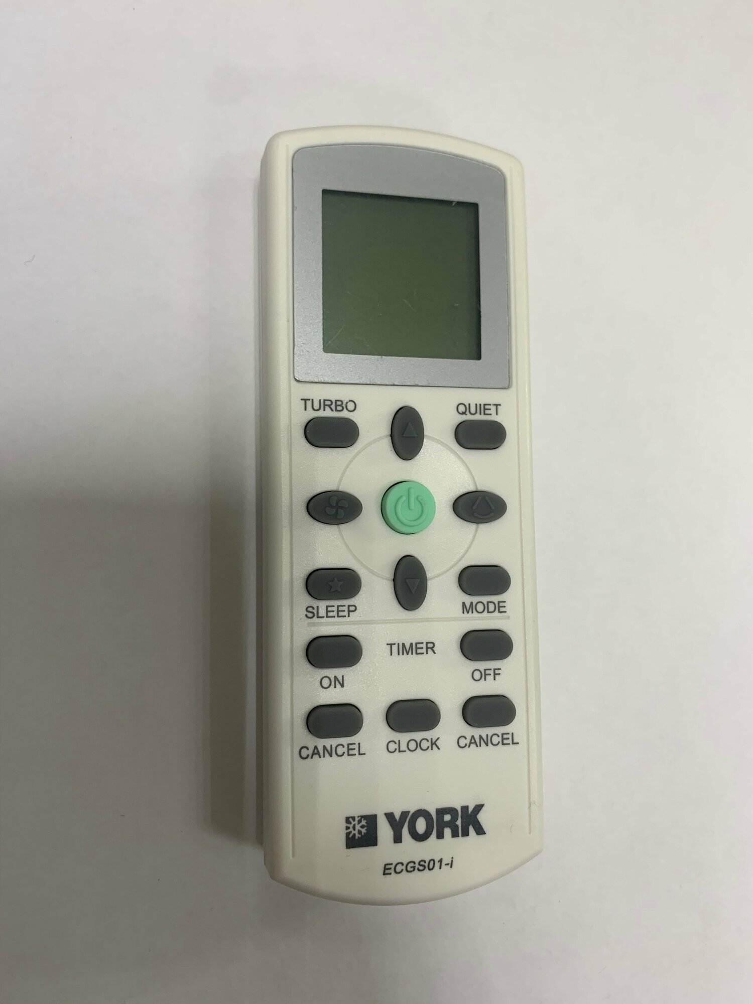 York ECGS01 пульт для кондиционера