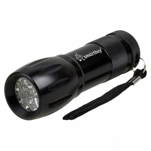 фото Фонарь универсальный smartbuy sbf-103-b, на батарейках, алюминий, черный (sbf-103-b), 24шт.