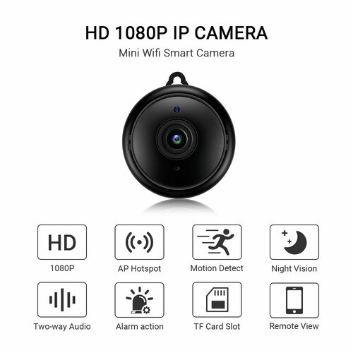 Беспроводная мини ip-камера наблюдения Видеоняня WiFi Camera HD Wireless 199900₽