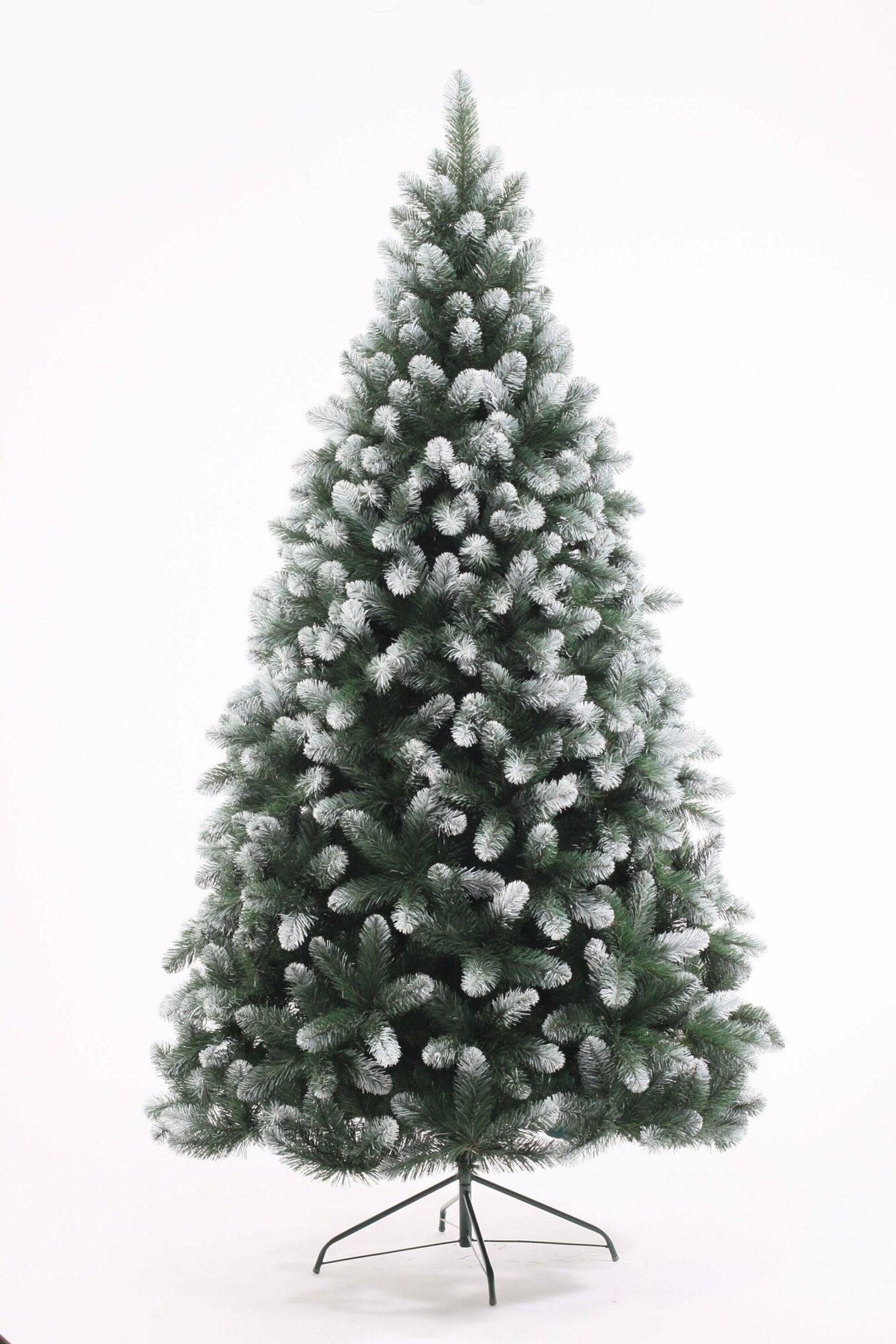 фото Ель искусственная Люкс Белые кончики 150 см