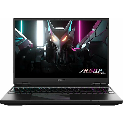 Ноутбук Gigabyte Aorus 16 BKF Core i7 13700H 16Gb SSD1Tb NVIDIA GeForce RTX4060 8Gb 16 QHD (2560x1440) Free DOS black WiFi BT Cam (BKF-73KZ654SD)