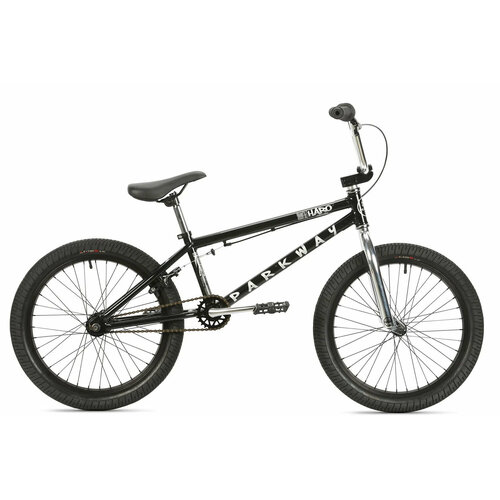 BMX велосипед Haro Parkway 20 (2022) черный 20.3 bmx street dirt haro shredder pro 20 2021 черный один размер