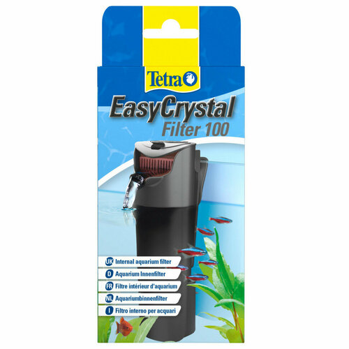 Tetra EasyCrystal 100 внутренний фильтр для аквариумов объемом до 15 л внешний аквариумный фильтр tetra ex 1000 plus подходит для аквариумов объемом 100–300 л