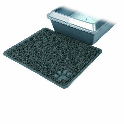 Коврик для кошачьего туалета Trixie коврик для кошачьего туалета trixie litter tray mat размер 60×45​см темно синий