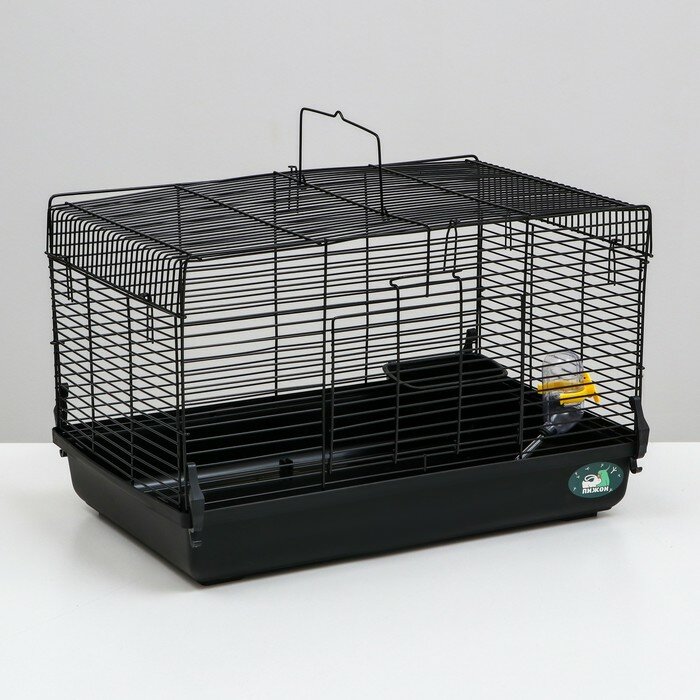Клетка для грызунов Пижон 47х30х30 см, черная