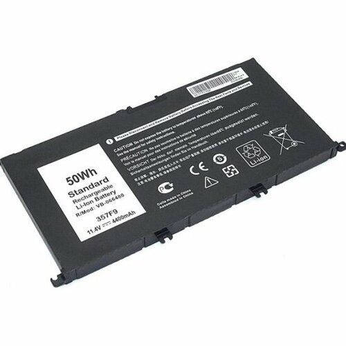 Аккумулятор для ноутбука Amperin для Dell 15-7000 (357F9) 11,4V 4400mAh OEM аккумулятор батарея для ноутбука dell inspiron 15 7567 357f9 11 4v 6400 mah