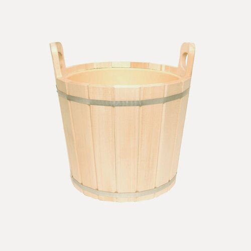 Изображение товара Запарник ПЛ-42, с пластиковой вставкой, липовый, бежевый, 12 л