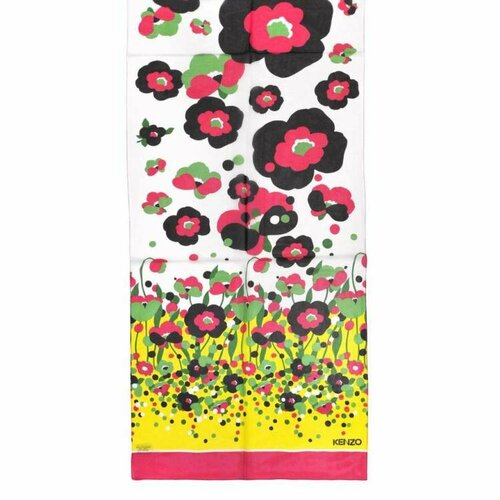 фото Шарф kenzo,180х45 см, черный