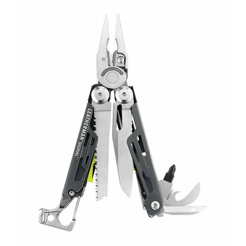 Мультитул Leatherman Signal, 19 функций, серый, нейлоновый чехол 832737