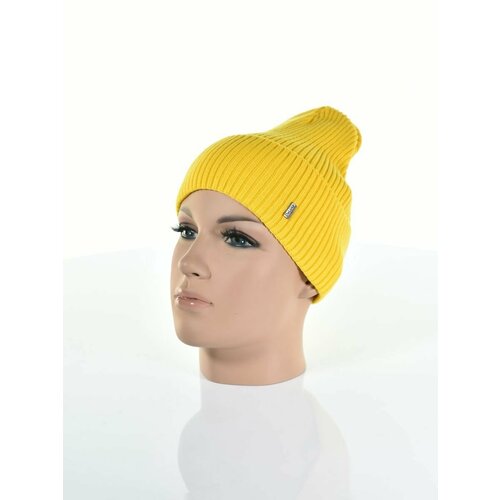 фото Шапка бини , размер 54-56, желтый p&m