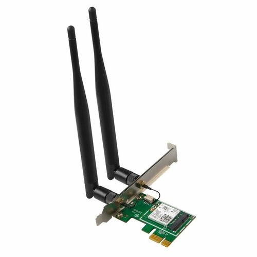 Сетевой адаптер Tenda E30, двухдиапазонный PCI Express Wi-Fi и Bluetooth tenda u18 двухдиапазонный usb адаптер u18 ax1800 wi fi 6