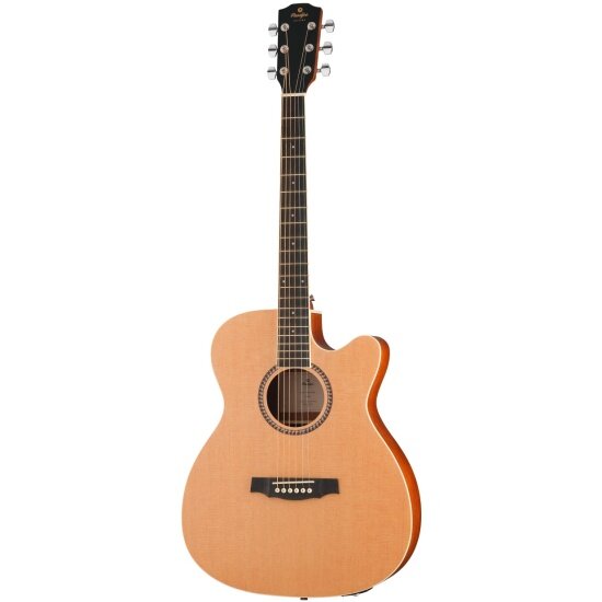 Prodipe Электро-акустическая гитара , натуральный, JMFSA25CEQ