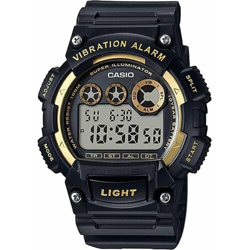 Наручные часы CASIO Collection W-735H-1A2, черный, серебряный