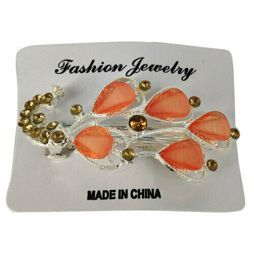 Fashion Jewelry Заколка-автомат для волос Романс веточка, 7,5см