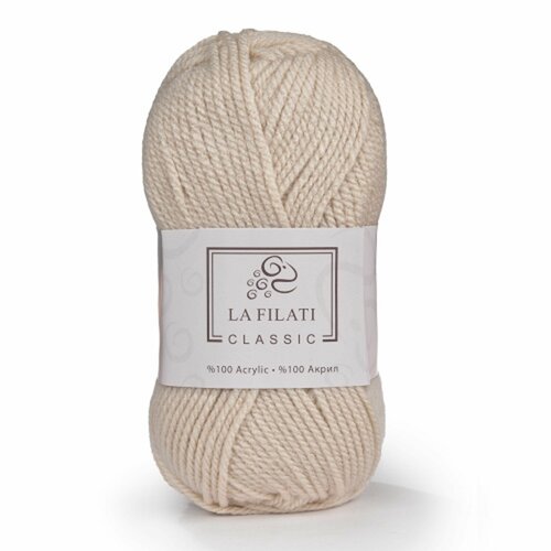 5 мотков Пряжа LA FILATI CLASSIC 100гр, 200м, 100% акрил, цвет 108