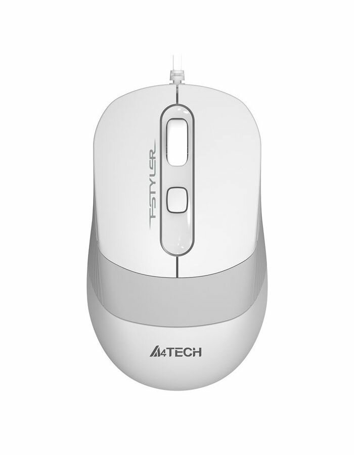 Мышь A4Tech Fstyler FM10 белый/серый