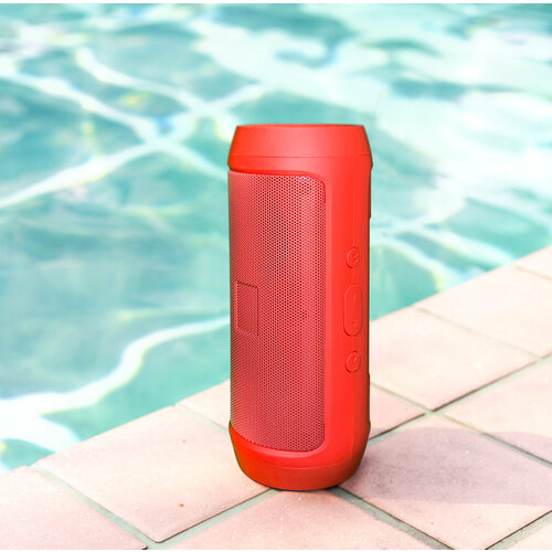 Портативная блютуз колонка Charge Audio MINI 2 с Bluetooth-поддержкой - с FM воспроизведением с USB TF - стильная портативная акустика ВТ цвет красный 199900₽