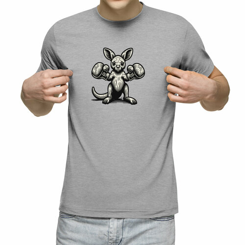 фото Футболка us basic, размер s, серый