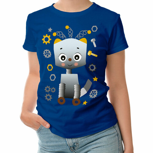 фото Футболка roly, размер s, синий