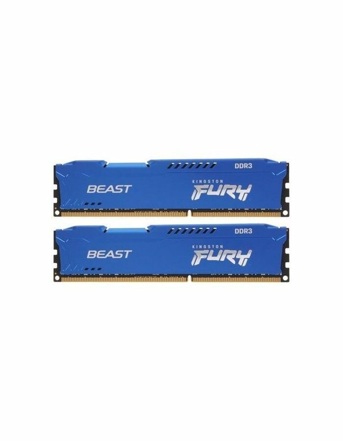 Память оперативная DDR3 Kingston Fury Beast 16GB 1600MHz (KF316C10BK2/16)