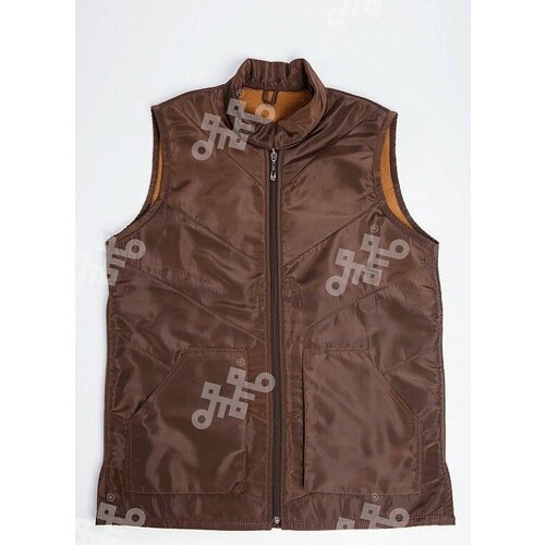 фото Жилет tod oims, размер 60, коричневый