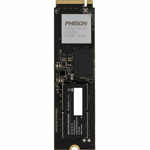 DIGMA Накопитель SSD Digma PCIe 5.0 x4 2TB DGPST5002TP6T4 Pro Top P6 M.2 2280 DGPST5002TP6T4