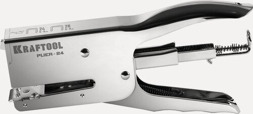 Изображение товара KRAFTOOL HD-24 упаковочный степлер для картона ручной механический для скоб тип 24/6-8 и тип 26/6-8