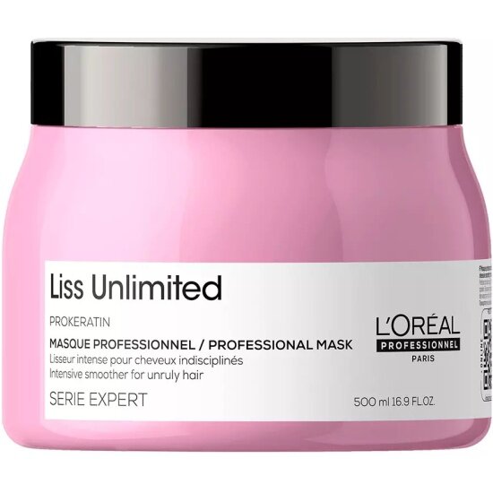 Маска для непослушных волос L`oreal Professionnel Liss Unlimited, 500 мл.