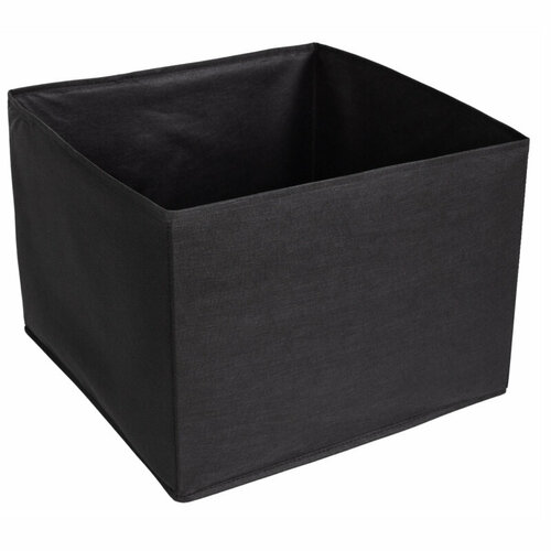 Короб для хранения Attache, размер 40х30см, черный, с молнией