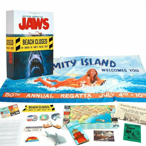 Коллекционный набор фигурок Челюсти / JAWS - Amity Island Summer of '75 Kit