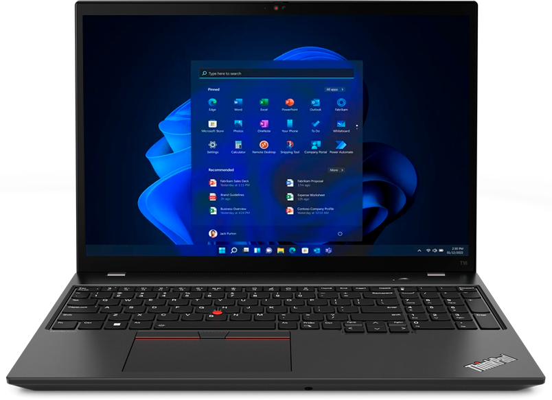 Ноутбук Lenovo ThinkPad T16 Gen 2 16" WUXGA IPS/Core i7-1355U/16GB/512GB SSD/Iris Xe Graphics/LTE Ready/Windows 11 Pro/RUSKB/черный (21HJS6RF00)