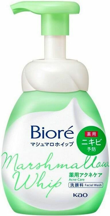 Пенка для умывания Biore Marshmallow Whip Facial Wash для кожи склонной к акне 150 мл