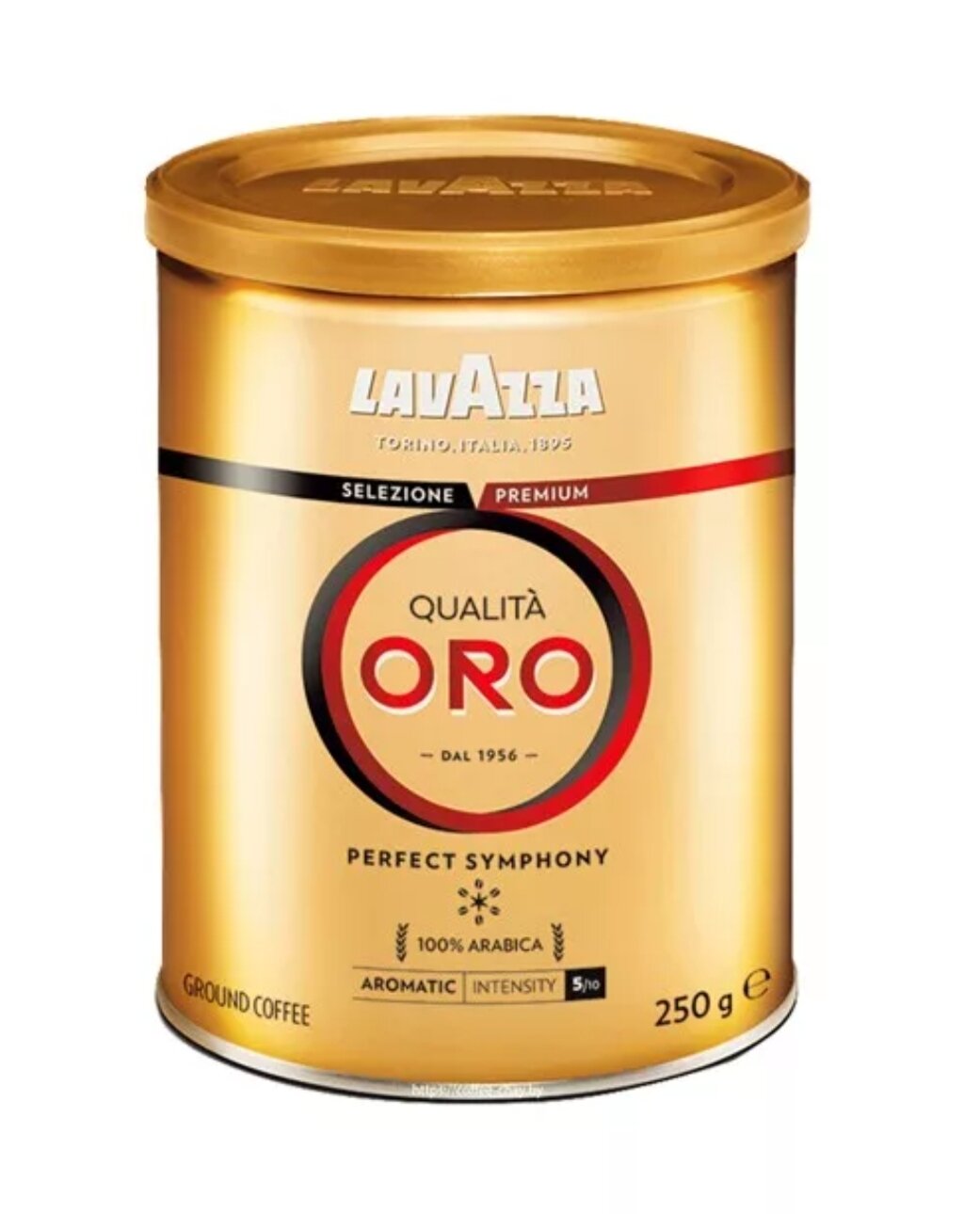 Кофе молотый Lavazza Qualita Oro, жестяная банка, 250 г