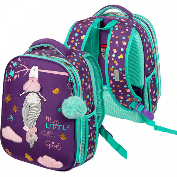 фото Ранец для девочек школьный (deVENTE) Choice Lite. Chic Girl 38x29x17см арт.7033233