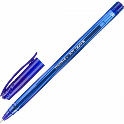 Ручка шариковый прозрачный корпус (Unomax) Joy Mate синий, 0,5мм, игла, масло арт.1511855. Количество в наборе 50 шт.