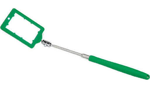 Зеркало телескопическое с подсветкой прямоугольное 44х66мм 275-965мм TOPTUL (JJAM0397)