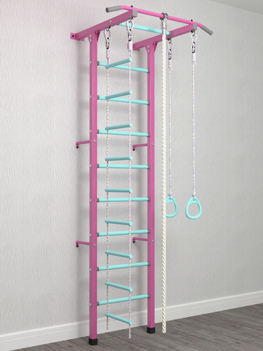 Изображение товара Шведская стенка DS-12S для детей Розовый