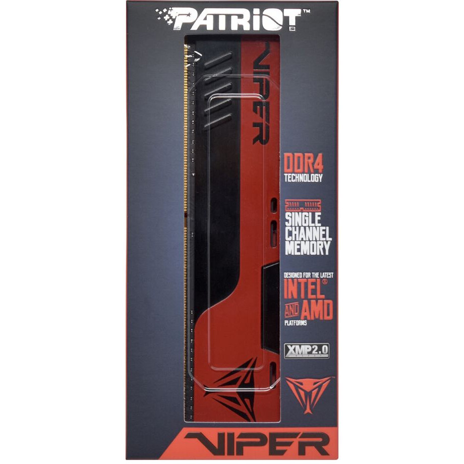 Модуль памяти DDR4 32GB Patriot Viper Elite II PC4-25600 3200MHz CL18 радиатор 1.35V retail - фото №18