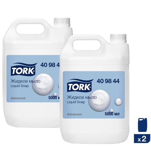 Мыло-крем жидкое в канистрах Tork 409844 1 упаковка - 2 канистры по 5 литров