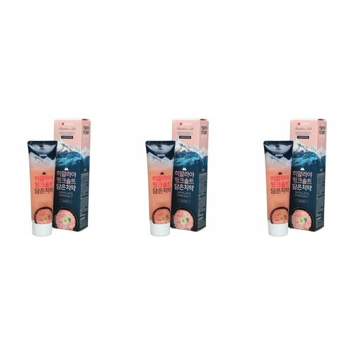 Perioe Зубная паста Himalaya Pink Salt Floral Mint с розовой гималайской солью, 100 г, 3 шт