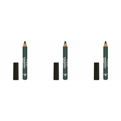 focallure тени карандаш eyeshadow pencil оттенок 11 алая роза Deborah Milano Тени-карандаш для век Eyeshadow&Kajal Pencil, тон 08 жемчужно-бирюзово-зеленый, 2 г, 3 шт