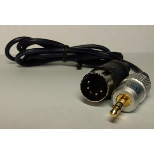 Кабель Межблочный 5 DIN штекер - 35 стерео мет штекерлитой 1 метр 800₽