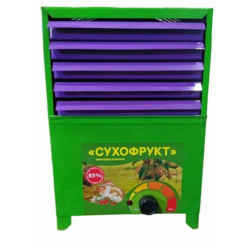 Сушилка для овощей и фруктов сухофрукт Г01 450Вт 20л 5 подд квадратн металлич корпус конвекц 410300₽