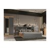 Комплект мебели для спальни Бася, композиция 3 сп. место 160х200 см Дуб крафт/ Графит - изображение