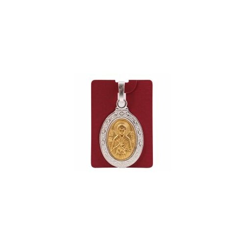 Иконка Свято-Троицкая Сергиева Лавра, золотистый, серебристый мученица вера римская икона в белой пластиковой рамке 17 5 20 5 см