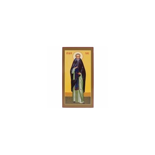 Икона Андрей Рублев 11х20 #146523 попов геннадий викторович андрей рублев