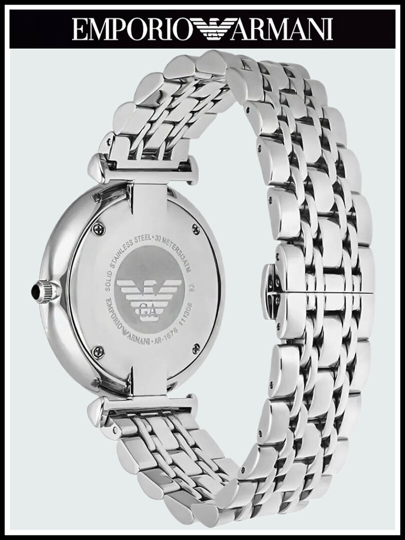 Наручные часы EMPORIO ARMANI Retro, серебряный