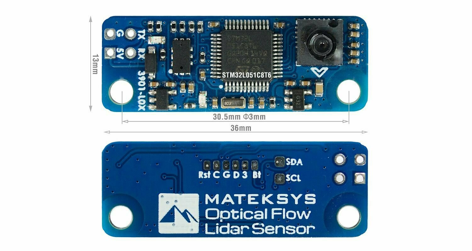 Оптический датчик, лидар-сенсор Matek 3901-L0X Matek System MS-3901-L0X