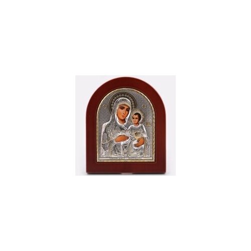 Икона БМ Иерусалимская 11х13,1 EK-3 DAG-006 деревянная основа, позолота #168018 икона бм умиление 7х9 ek 302 da деревянная основа 168029
